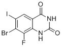 7-Bromo-8-fluoro-6-iodoquinazoline-2,4(1H,3H)-dione molecular structure (CAS 2241721-74-2)