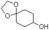 1,4-二氧杂螺[4.5]癸烷-8-醇分子结构 (CAS 22428-87-1)
