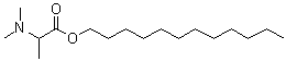 N,N-二甲基丙氨酸十二烷基酯分子结构 (CAS 224297-43-2)