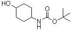 N-(4-羟基环己基)氨基甲酸叔丁酯分子结构 (CAS 224309-64-2)