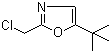 5-叔丁基-2-(氯甲基)恶唑分子结构 (CAS 224441-73-0)