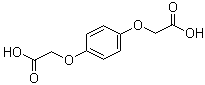 氢醌-O,O'-二乙酸分子结构 (CAS 2245-53-6)