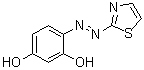 4-(2-噻唑基偶氮)间苯二酚分子结构 (CAS 2246-46-0)