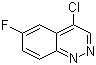 4-氯-6-氟噌啉分子结构 (CAS 2251-62-9)