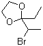 2-(1-Bromoethyl)-2-ethyl-1,3-dioxolane molecular structure (CAS 22515-81-7)