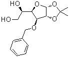 3-O-苄基-1,2-O-异亚丙基-alpha-D-呋喃葡萄糖分子结构 (CAS 22529-61-9)