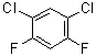 1,5-二氯-2,4-二氟苯分子结构 (CAS 2253-30-7)