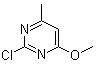 2-氯-4-甲氧基-6-甲基嘧啶分子结构 (CAS 22536-64-7)