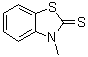2,3-二氢-3-甲基-2-苯并噻唑硫酮分子结构 (CAS 2254-94-6)