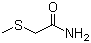 2-(甲硫基)乙酰胺分子结构 (CAS 22551-24-2)