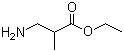 3-氨基-2-甲基丙酸乙酯分子结构 (CAS 22560-81-2)