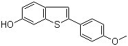 2-(4-甲氧基苯基)苯并噻吩-6-醇分子结构 (CAS 225648-21-5)