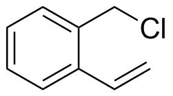 1-(氯甲基)-2-乙烯基苯分子结构 (CAS 22570-84-9)
