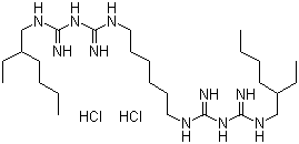 己联双辛胍二盐酸盐分子结构 (CAS 22573-93-9)
