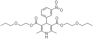 尼鲁地平分子结构 (CAS 22609-73-0)