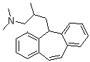 beta,N,N-Trimethyl-5H-dibenzo[a,d]cycloheptene-5-propylamine molecular structure (CAS 22649-70-3)