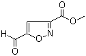 5-甲酰基异恶唑-3-甲酸甲酯分子结构 (CAS 22667-21-6)