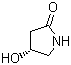 (R)-(+)-4-羟基-2-吡咯烷酮分子结构 (CAS 22677-21-0)