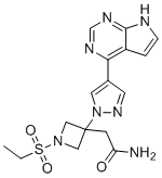 Acetamide Baricitinib Impurity molecular structure (CAS 2271228-51-2)