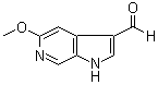 5-Methoxy-1H-pyrrolo[2,3-c]pyridine-3-carboxaldehyde molecular structure (CAS 227180-23-6)