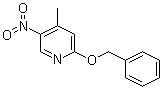 4-Methyl-5-nitro-2-(phenylmethoxy)pyridine molecular structure (CAS 22754-93-4)