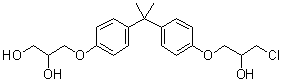 3-[4-[1-[4-(3-Chloro-2-hydroxypropoxy)phenyl]-1-methylethyl]phenoxy]-1,2-propanediol molecular structure (CAS 227947-06-0)