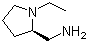 结构式 CAS# 22795-97-7, (2R)-1-乙基-2-吡咯烷甲胺