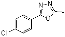 结构式 CAS# 22815-98-1, 2-(4-氯苯基)-5-甲基-1,3,4-恶二唑
