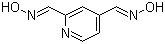 2,4-吡啶二甲醛肟分子结构 (CAS 22866-50-8)