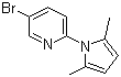 structure of CAS# 228710-82-5, 5-Bromo-2-(2,5-dimethylpyrrol-1-yl)pyridine