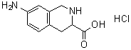 7-Amino-1,2,3,4-tetrahydro-3-isoquinolinecarboxylic acid monohydrochloride molecular structure (CAS 228728-10-7)
