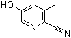 5-Hydroxy-3-methylpyridine-2-carbonitrile molecular structure (CAS 228867-86-5)