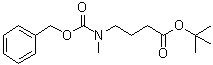 4-[Methyl[(phenylmethoxy)carbonyl]amino]butanoic acid 1,1-dimethylethyl ester molecular structure (CAS 229009-12-5)