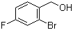 2-溴-4-氟苄醇分子结构 (CAS 229027-89-8)
