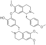 结构式 CAS# 2292-16-2, 甲基莲心碱