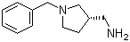 (3S)-1-(Phenylmethyl)-3-pyrrolidinemethanamine molecular structure (CAS 229323-07-3)