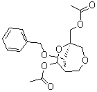 (1R,5R,7S,8S)-7-(乙酰氧基)-8-(苯基甲氧基)-3,6-二氧杂双环[3.2.1]辛烷-5-甲醇 5-乙酸酯分子结构 (CAS 229469-37-8)