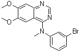 N-(3-Bromophenyl)-6,7-dimethoxy-N-methyl-4-quinazolinamine molecular structure (CAS 229476-53-3)