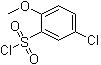 5-Chloro-2-methoxybenzenesulfonyl chloride molecular structure (CAS 22952-32-5)