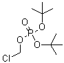 Phosphoric acid ditert-butyl ester chloromethyl ester molecular structure (CAS 229625-50-7)