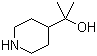 2-(4-哌啶基)-2-丙醇分子结构 (CAS 22990-34-7)