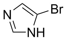 4-溴-1H-咪唑分子结构 (CAS 2302-25-2)