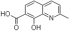 8-Hydroxy-2-methyl-7-quinolinecarboxylic acid molecular structure (CAS 23051-08-3)