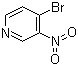 4-溴-3-硝基吡啶分子结构 (CAS 23056-44-2)