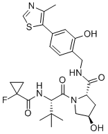 VH032-cyclopropane-F molecular structure (CAS 2306193-99-5)