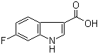 6-Fluoro-1H-indole-3-carboxylic acid molecular structure (CAS 23077-44-3)
