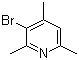 3-Bromo-2,4,6-trimethylpyridine molecular structure (CAS 23079-73-4)