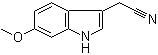 6-甲氧基吲哚-3-乙腈分子结构 (CAS 23084-35-7)
