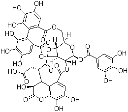 Chebulagic acid molecular structure (CAS 23094-71-5)