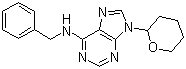 N-Benzyl-9-(tetrahydro-2H-pyran-2-yl)adenine molecular structure (CAS 2312-73-4)